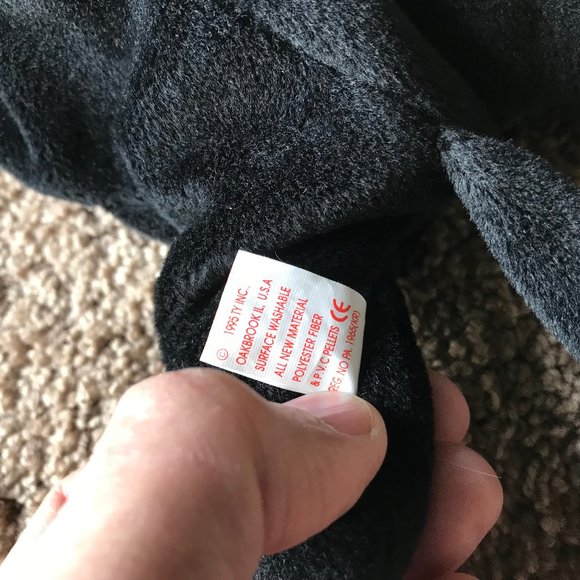 Ty Beanie Baby Velvet 4064 with PVC - Picture 3 of 6